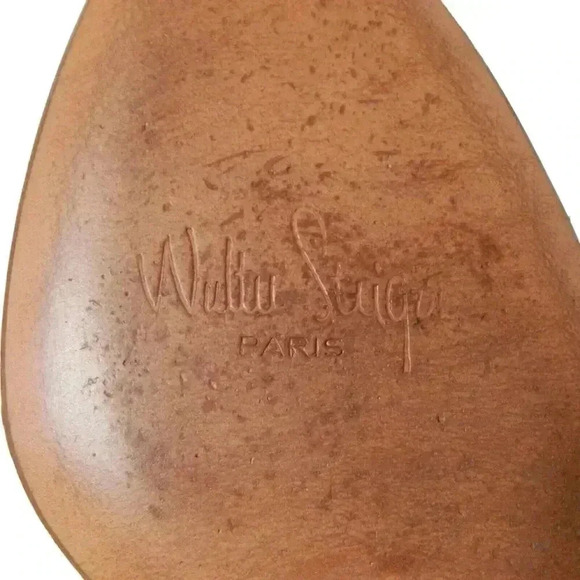 Walter Steiger Vintage Pumps Women's Size 10 B Brown Cone Mid Heel - Picture 9 of 12